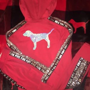 SOLD Cross Listed Pink Bling Set